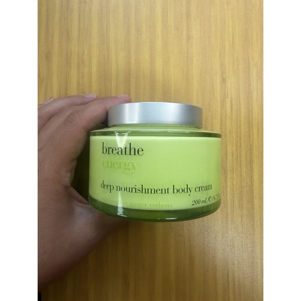 New Breathe Energy Deep Nourishment Body Cream 6.7 Oz Bath and Body Works